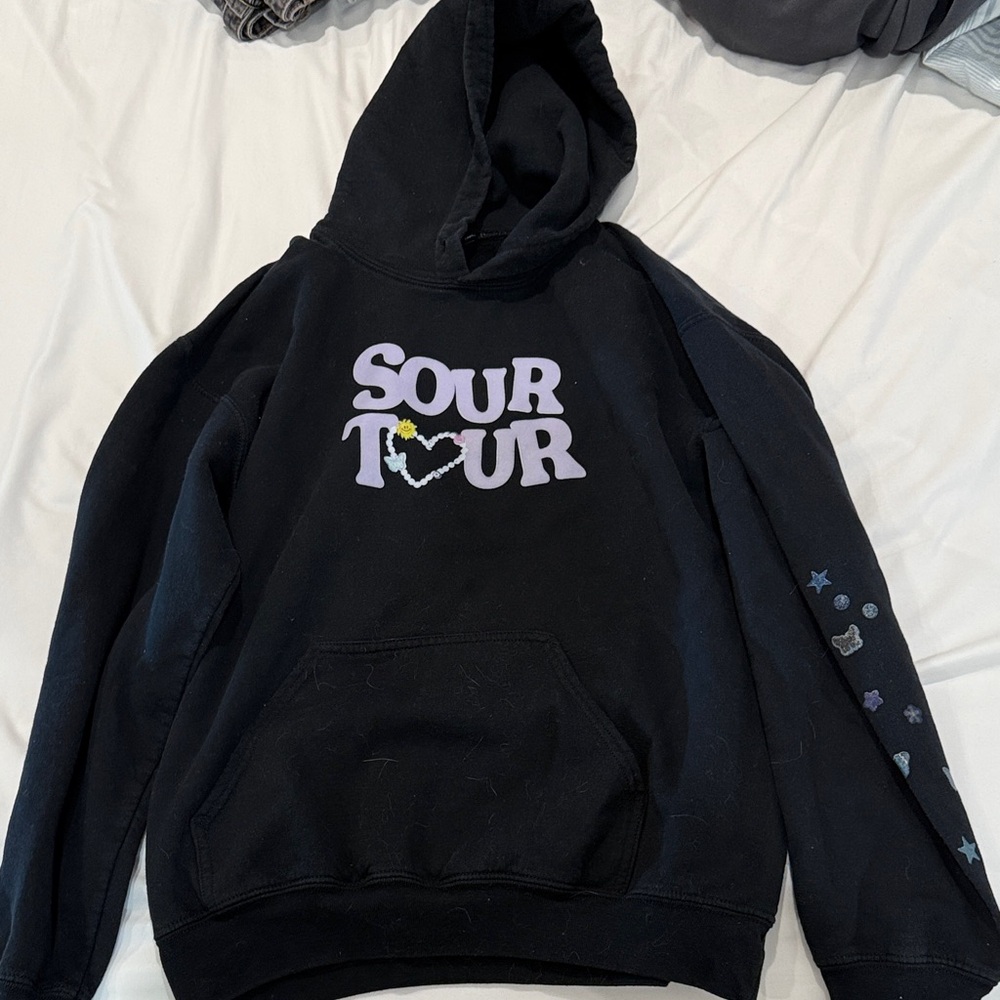 Black Olivia Rodrigo 2020 Sour Tour Hoodie